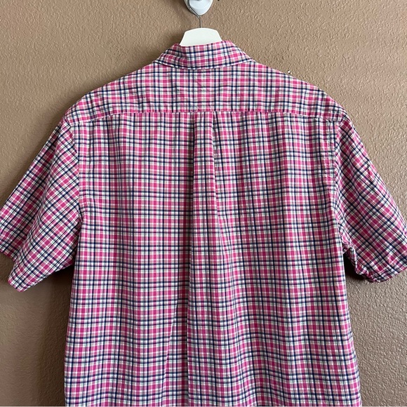 Ralph Lauren Pink Gingham Button Down Shirt Size Large - Picture 10 of 11